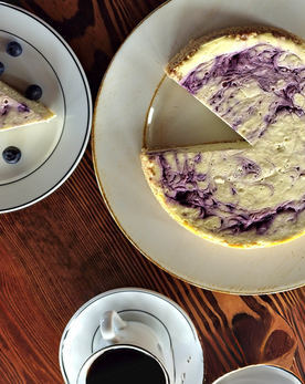 Rogue River Blue Cheesecake