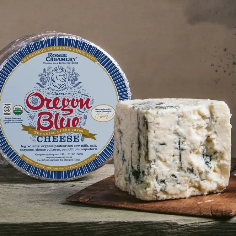 Blue Cheese on a cutting board