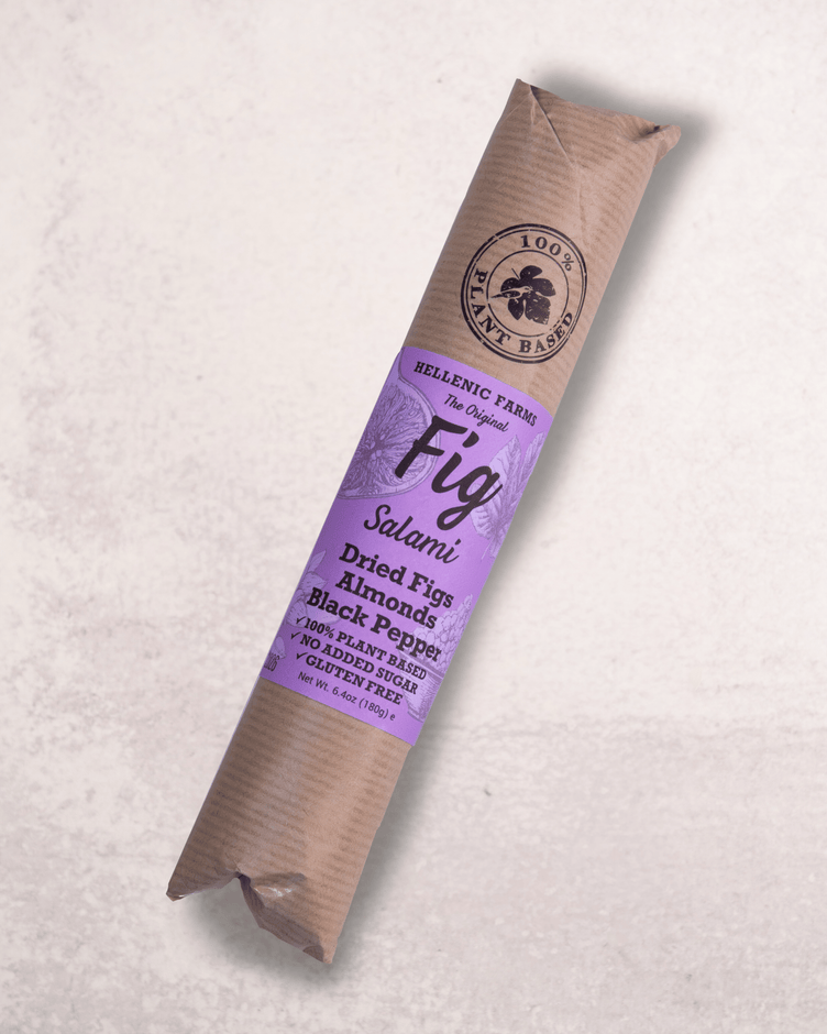 Fig "Salami" with Almonds and Black Pepper