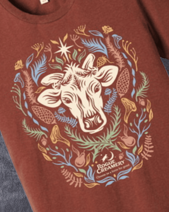 Flora Cow Shirt - Limited Edition Red