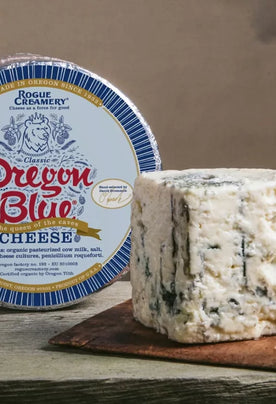 Blue Cheese on a cutting board