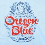Oregon Blue T-Shirt Design Close Up