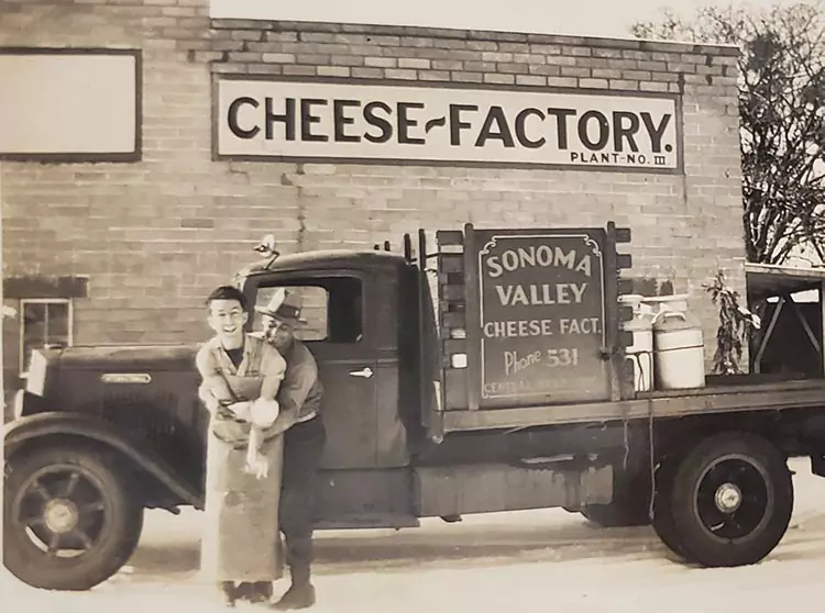 Historical photo of Sonoma Cheese Factory in Central Point, OR